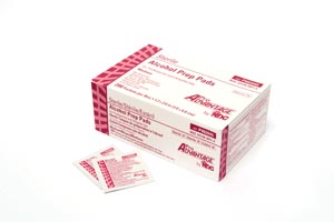 Prep Pads Alcohol ProAdvantage 1.13' x 2.25' Sterile Medium (200/BX 20BX/CS) by Pro Advantage  ID P902045